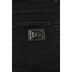 Dolce & Gabbana Black Cotton Skinny Men Denim Jeans PAN75254-44