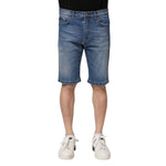 Dolce & Gabbana Blue Cotton Stretch Men Denim Bermuda Shorts PAN75037-44