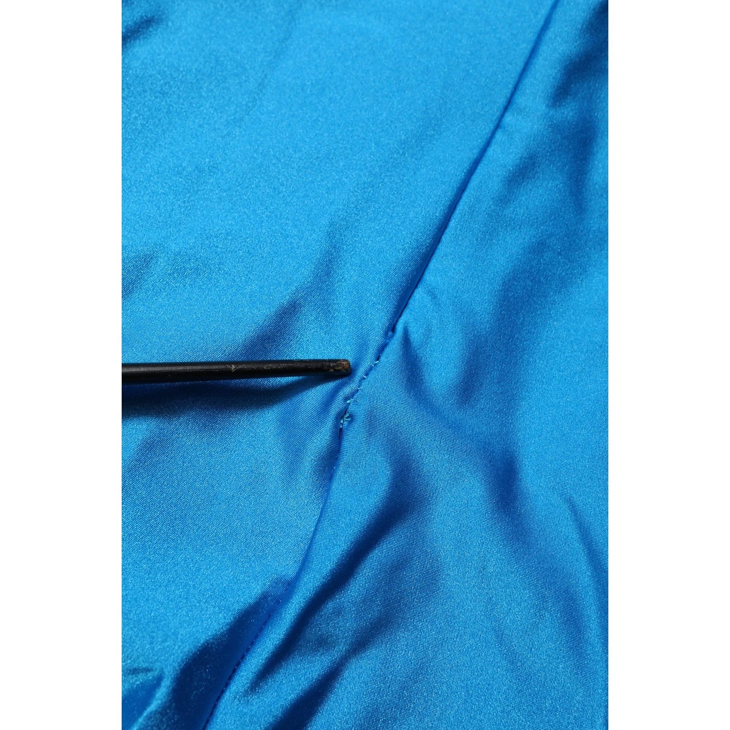 Dolce & Gabbana Blue Nylon Turtleneck Bodycon Jumpsuit Dress PAN76164-38