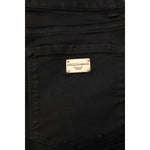 Dolce & Gabbana Black Skinny Cotton Mid Waisted Denim Jeans PAN74773-38