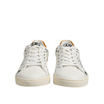 Dolce & Gabbana White Leather MILANO Low Top Sneakers Shoes MV7519-40