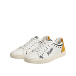 Dolce & Gabbana White Leather MILANO Low Top Sneakers Shoes MV7519-40