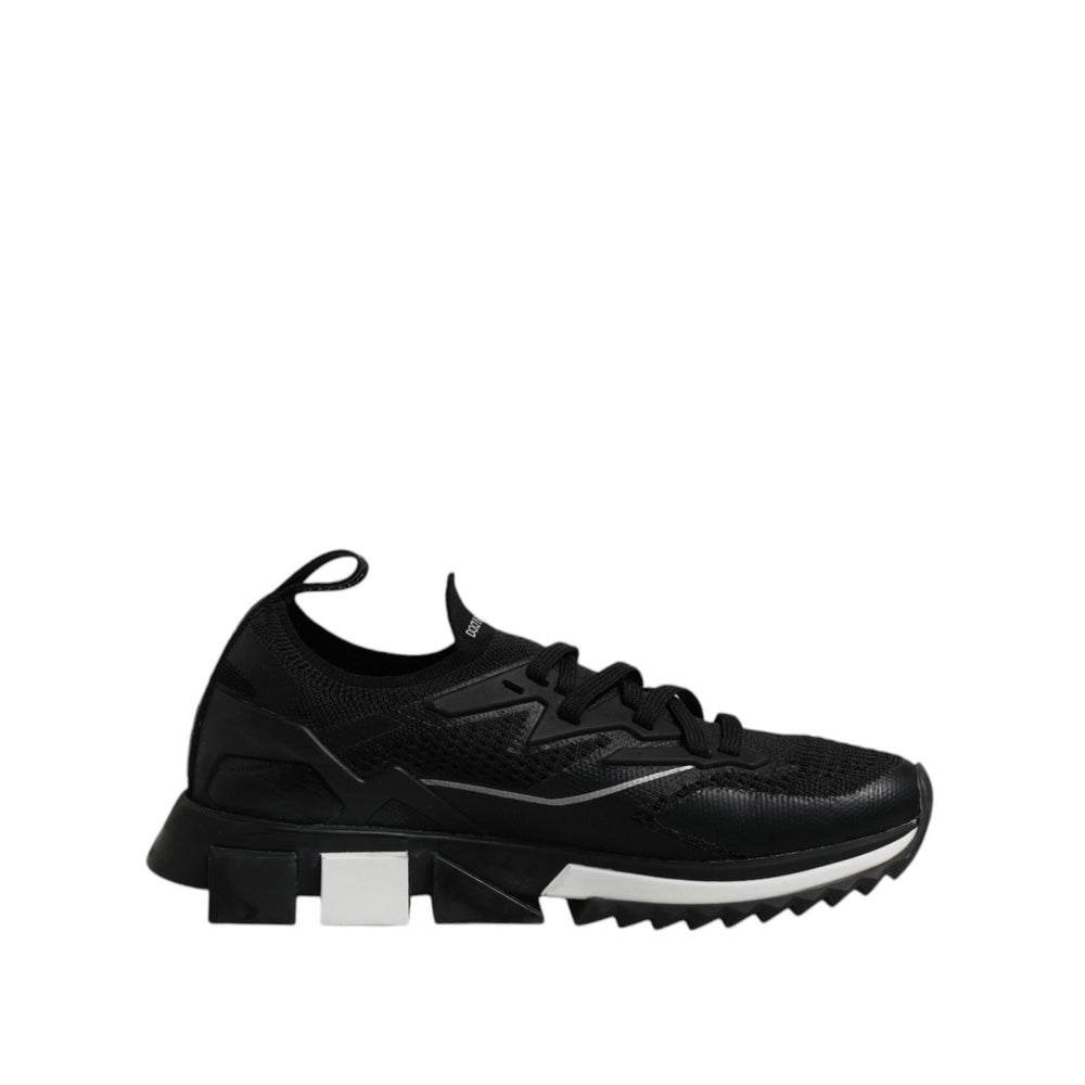 Dolce & Gabbana Black SORRENTO Sport Stretch Sneakers Shoes MV7544-40