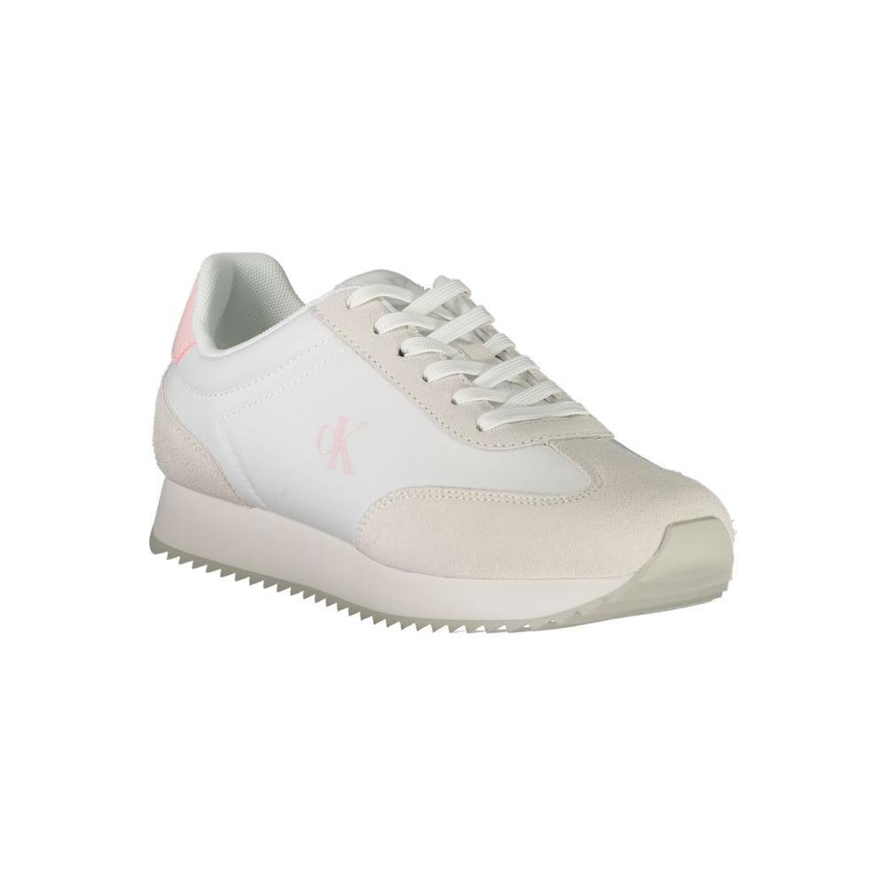 Calvin Klein White Leather Women Sneaker
