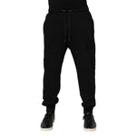 Dolce & Gabbana Black Cotton Drawstring Jogger Pants PAN76337-46