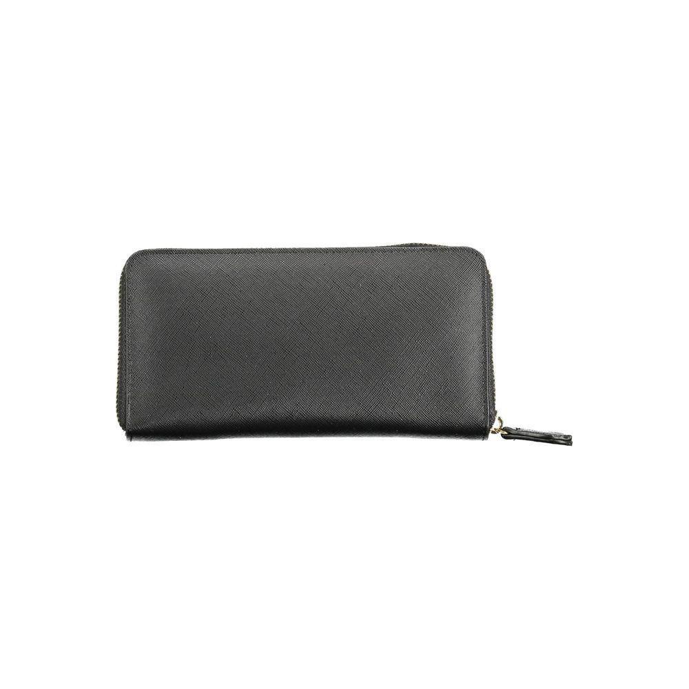 Mario Valentino Black Polyethylene Wallet