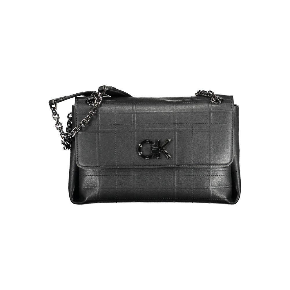 Calvin Klein Black Polyester Handbag CA-13691