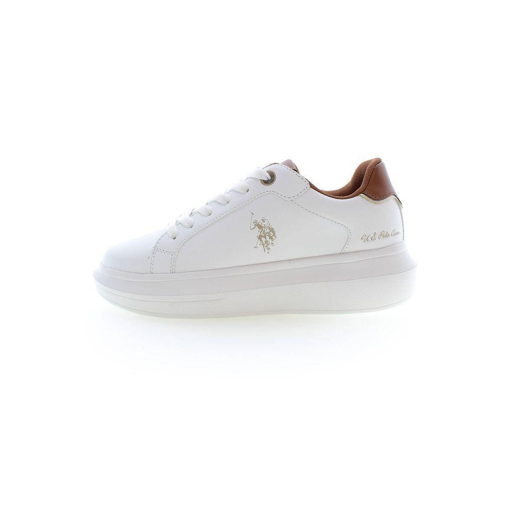 U.S. POLO ASSN. White Polyester Sneaker US-14044-EU40/US10