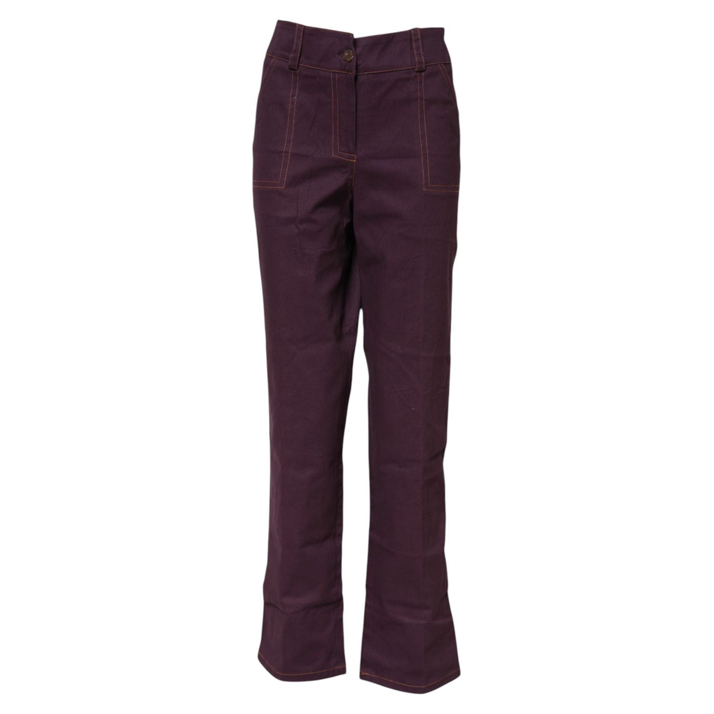BENCIVENGA Purple High Waisted Tapered Pants