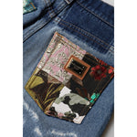 Dolce & Gabbana Blue Cotton Tattered High Waist Denim Jeans PAN75100-38
