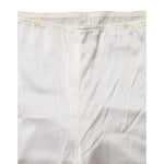 Dolce & Gabbana Ivory Silk Tapered High Waist Pants