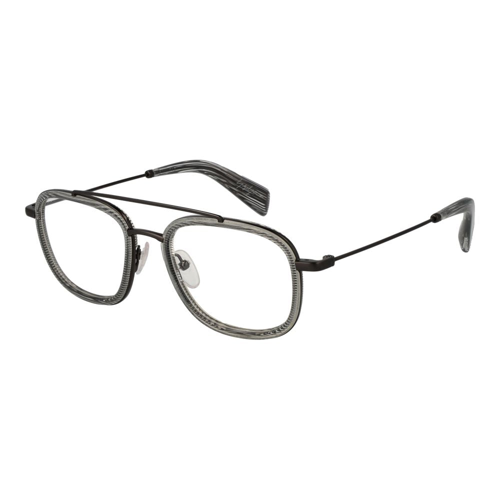 Yohji Yamamoto Gray Men Glasses Frame