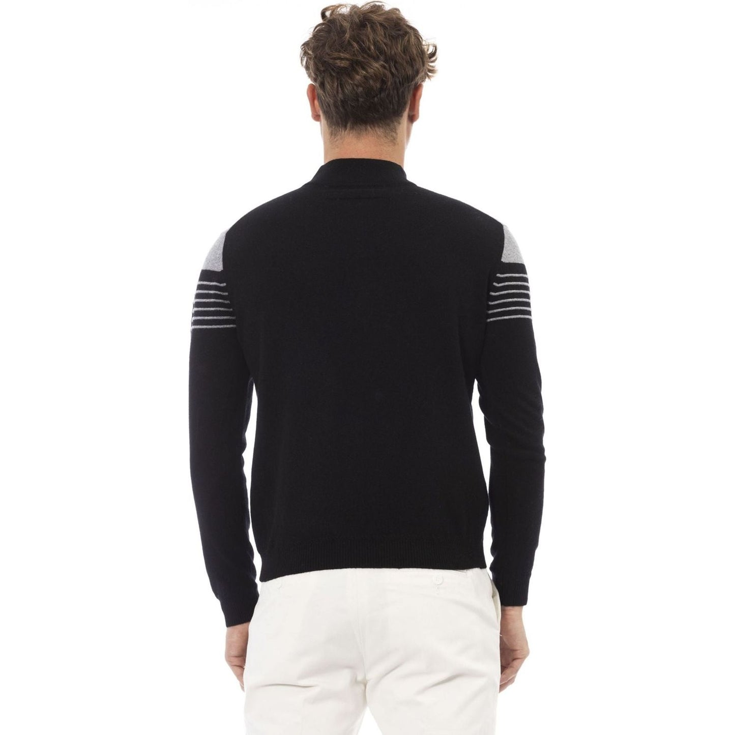Alpha Studio Sweaters Sweaters Alpha Studio Antique White