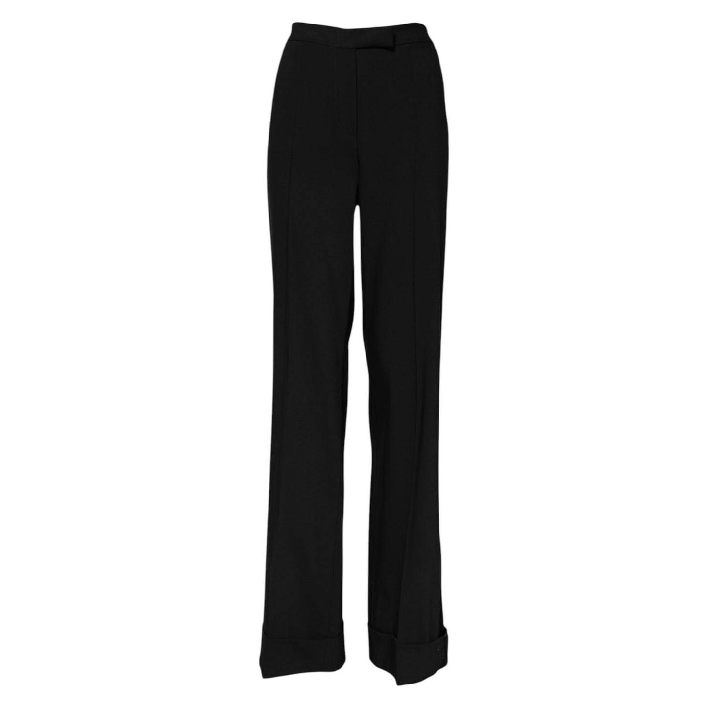 Dolce & Gabbana Black Wool High Waist Flared Pants PAN74961-40