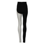 Dolce & Gabbana Black Wool High Waist Single Leg Pants PAN74962-40