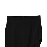 Dolce & Gabbana Black Wool High Waist Single Leg Pants PAN74962-40