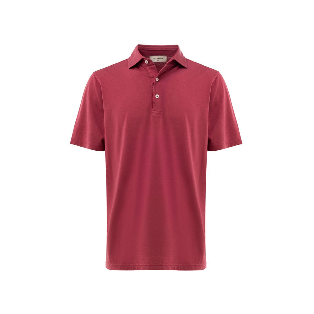 Gran Sasso Red Cotton Polo Shirt GR-9440665-IT50 | L