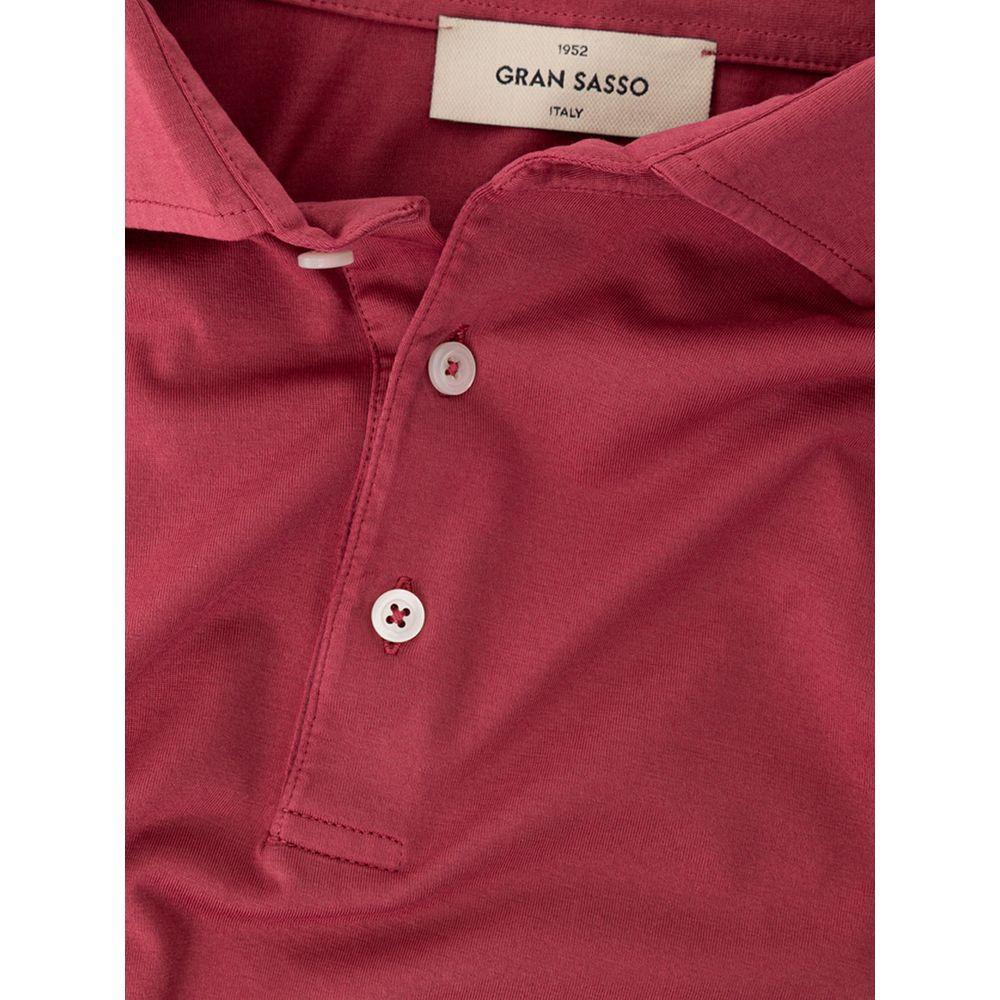 Gran Sasso Red Cotton Polo Shirt GR-9440665-IT50 | L