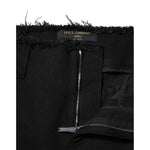 Dolce & Gabbana Black Cotton Mid Waist Flared Denim Jeans PAN75631-40