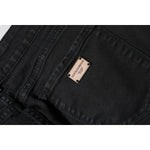 Dolce & Gabbana Black Cotton Mid Waist Skinny Denim Jeans PAN75688-38