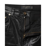 Dolce & Gabbana Black GRACE High Waist Skinny Denim Jeans PAN75962-38