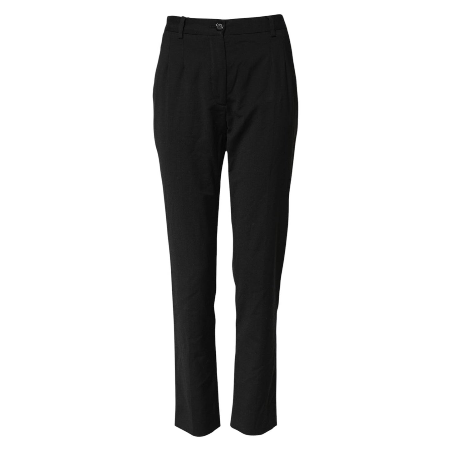Dolce & Gabbana Black STAFF High Waist Tapered Pants PAN75978-38