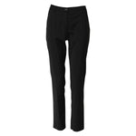 Dolce & Gabbana Black STAFF Mid Waist Tapered Pants PAN75992-38