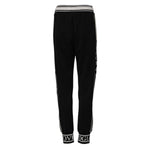 Dolce & Gabbana Black Cotton Jogger Logo Waist Pants PAN76103-38