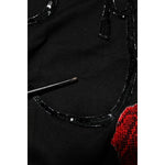 Dolce & Gabbana Black Rose Sequin Embellishments Blouse Top THS90415-36