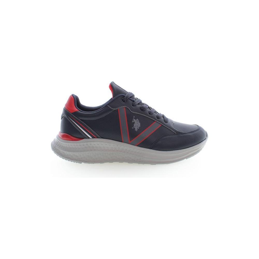 U.S. POLO ASSN. Blue Polyester Sneaker US-15470-EU45/US12