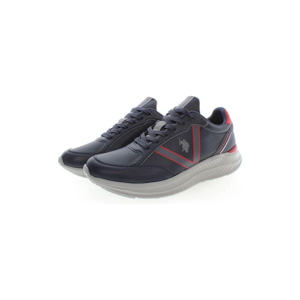 U.S. POLO ASSN. Blue Polyester Sneaker US-15470-EU45/US12