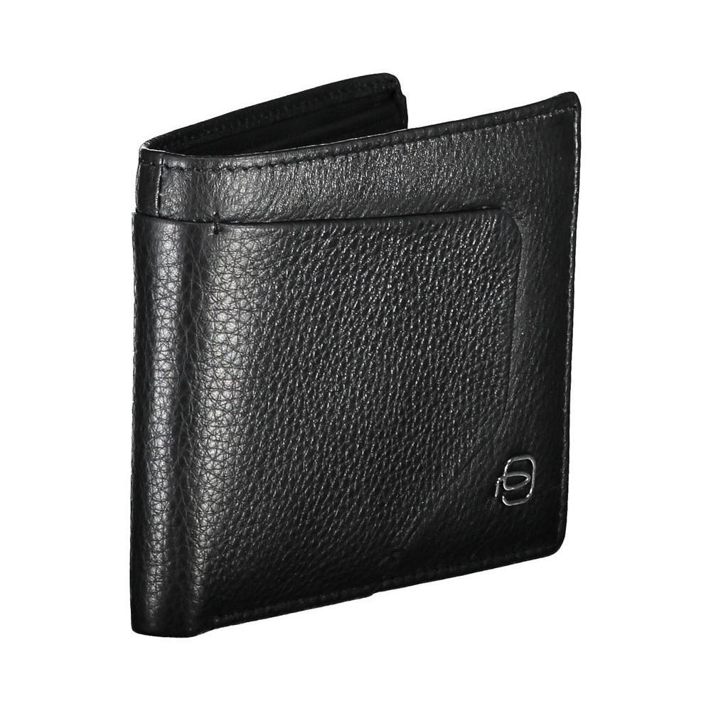 Piquadro Black Leather Wallet
