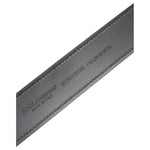 Dolce & Gabbana Black Leather Silver Metal Logo Buckle Belt BEL9262-90