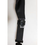 Dolce & Gabbana Black Men 100% Silk Belt Wide Waist Cummerbund BEL9454-54