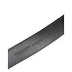 Dolce & Gabbana Black Leather Classic Metal Logo Buckle Belt BEL9492-100