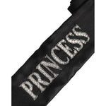 Dolce & Gabbana Black Princess Fantasy Braided Waist Belt WMB464-40