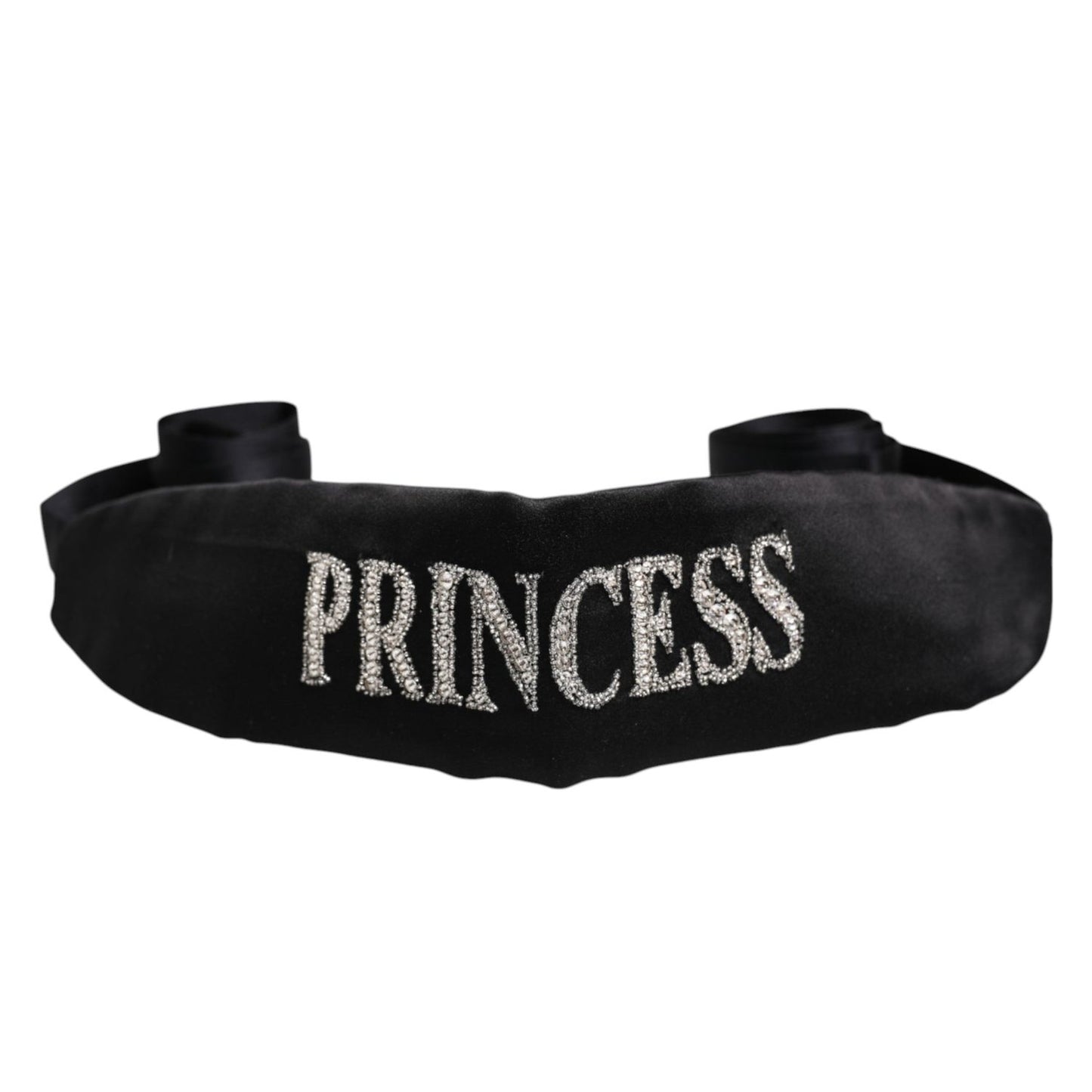 Dolce & Gabbana Black Princess Fantasy Braided Waist Belt WMB464-40