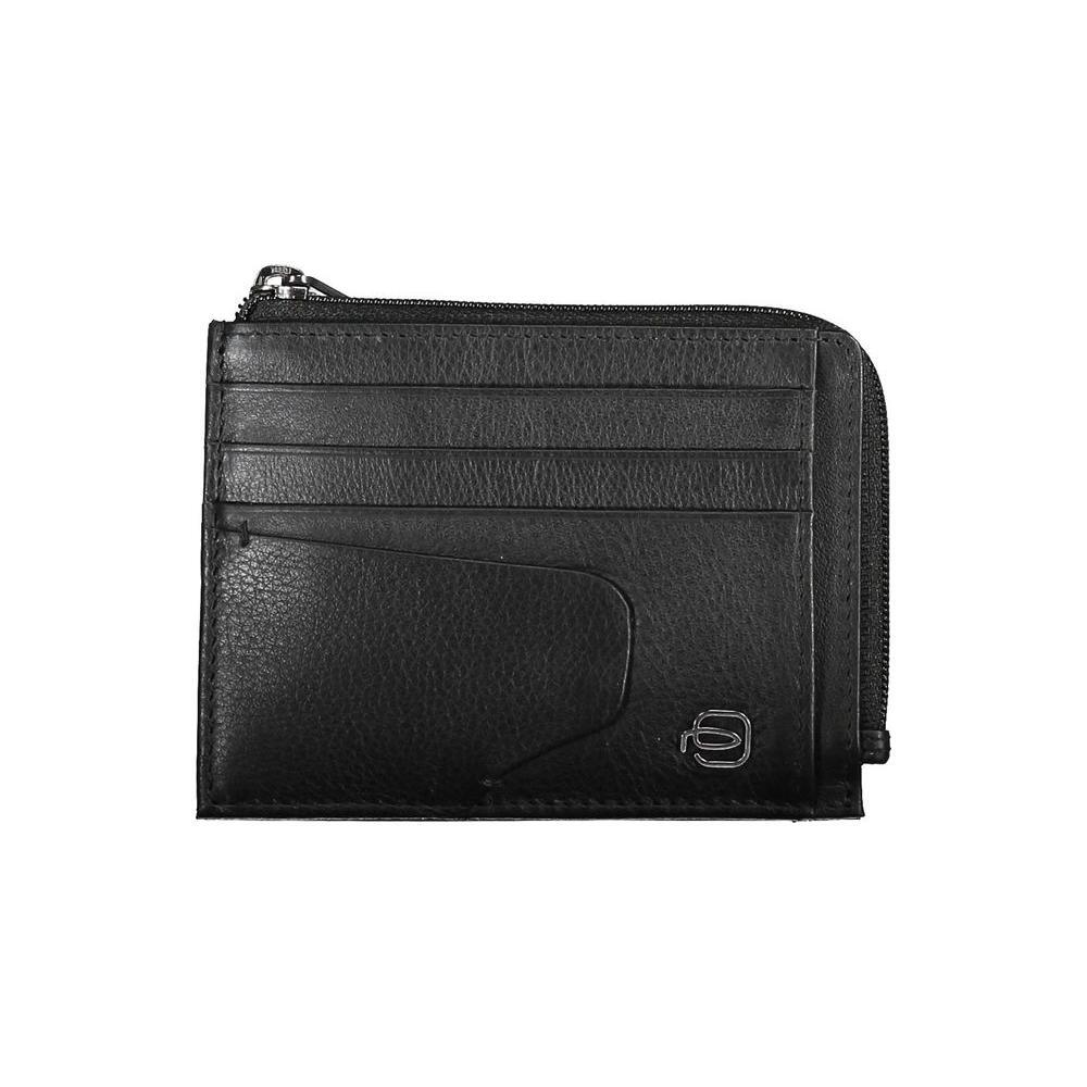 Piquadro Black Leather Wallet