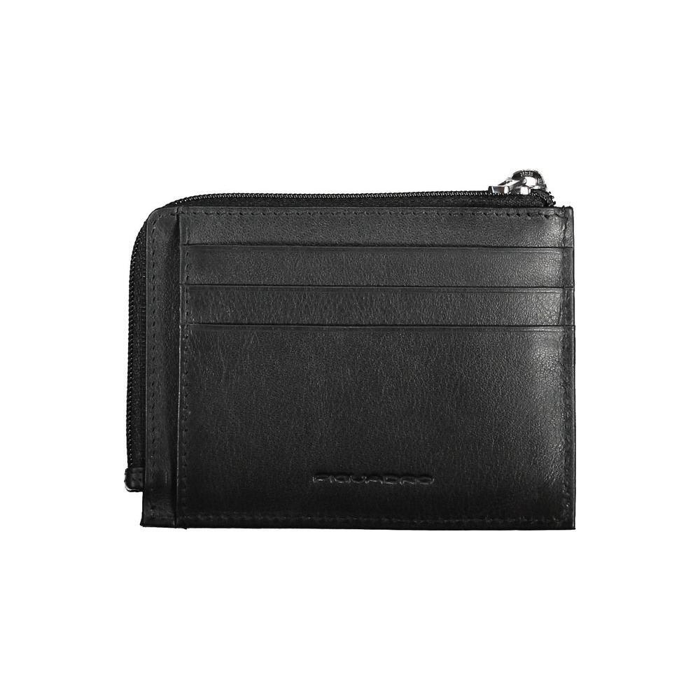 Piquadro Black Leather Wallet