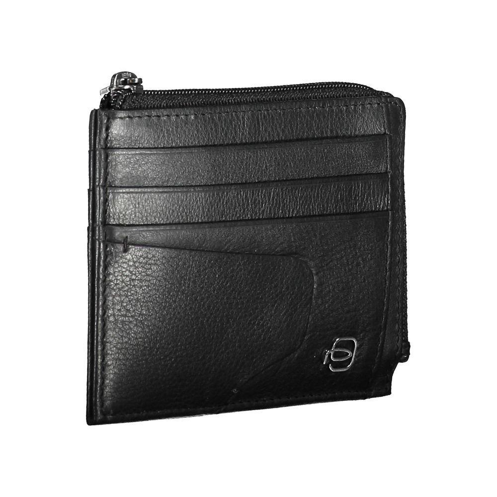 Piquadro Black Leather Wallet