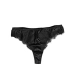 Dolce & Gabbana Black Silk Lace Stretch Bikini Panty Underwear BIK1536-3
