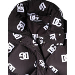 Dolce & Gabbana Black DG Mania Puffer Quilted Long Coat Jacket JKT41489-40