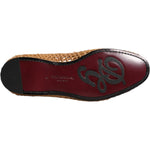 Dolce & Gabbana Brown Woven Raffia Slip On Loafers Shoes