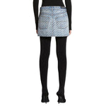 Balenciaga Logo Print Denim Skirt BA-8735218172116-42