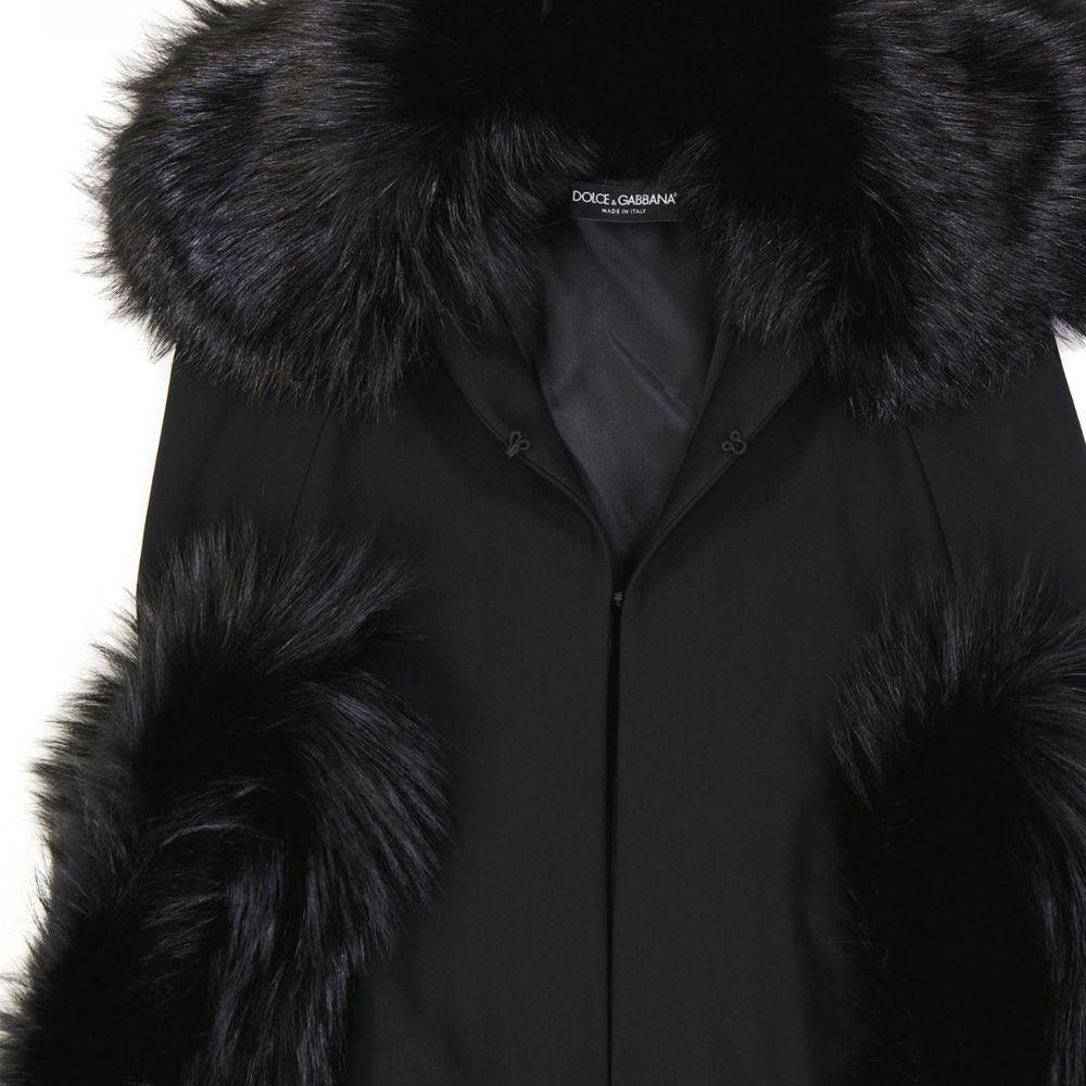 Dolce & Gabbana Fur Long Coat DO-8735410028756-40