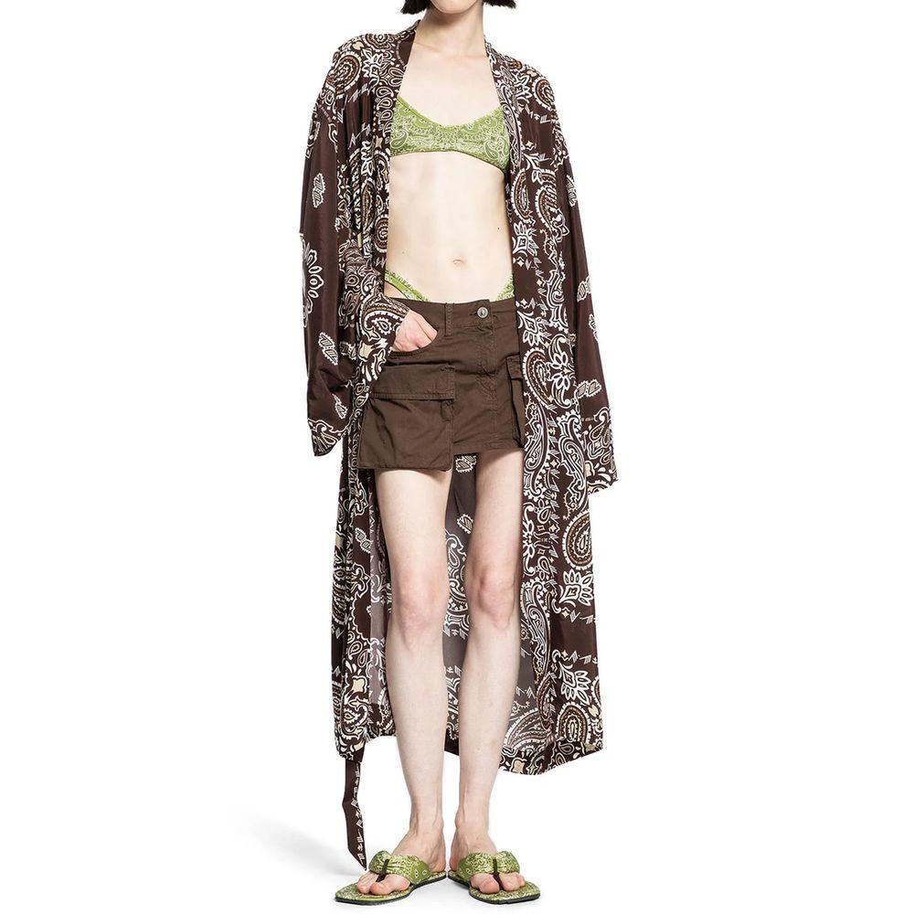 The Attico Printed Viscose Twill Kaftan Dress TH-8779512905940-40