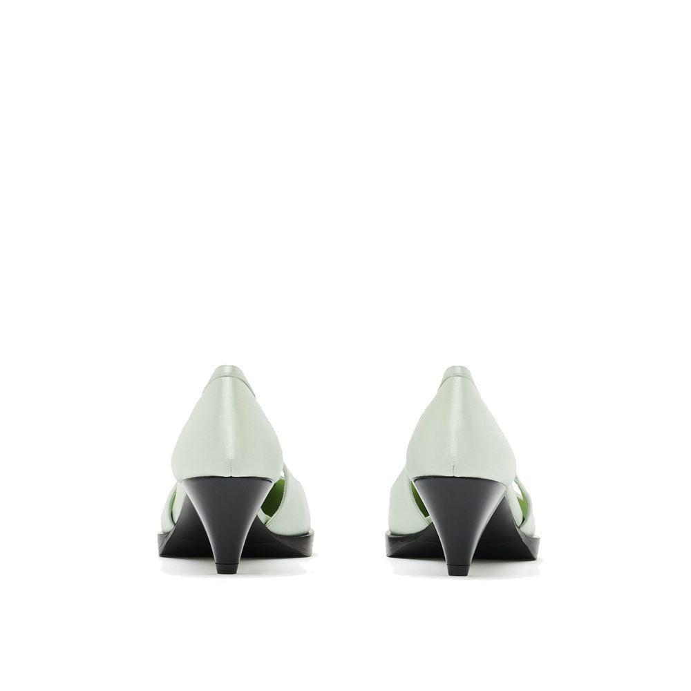 Prada Cut-Out Satin Pumps