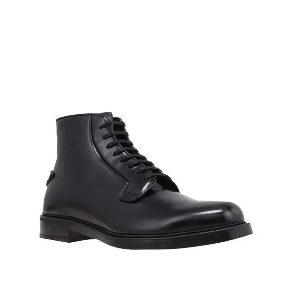 Prada Leather Lace-Up Boots PR-8736549765332-EU40/US7