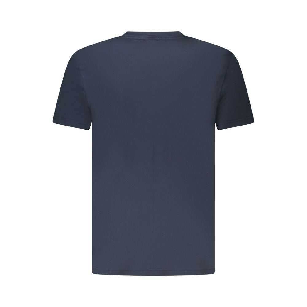 Hugo Boss Blue Cotton Men T-Shirt