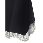 Alexander McQueen Asymmetric midi Dress AL-839750Q1BEG1010-M